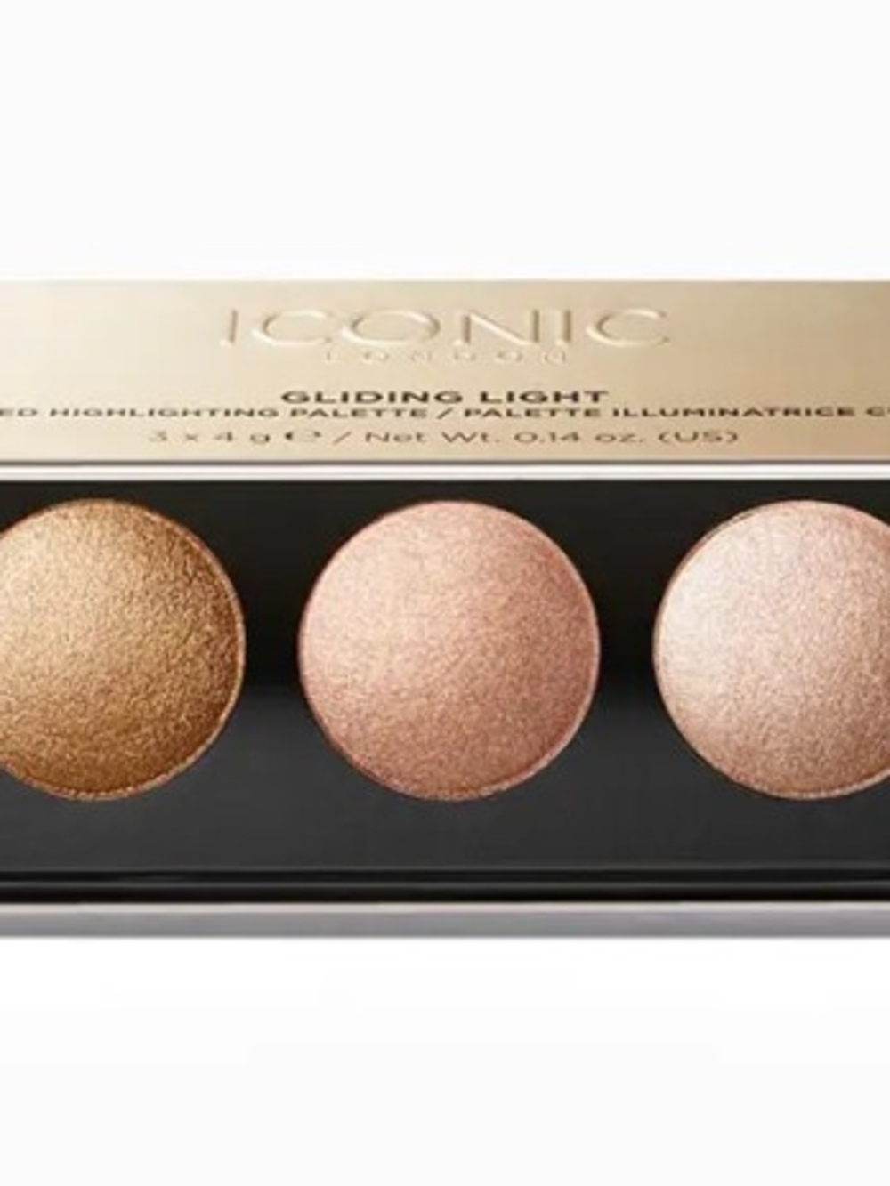 ICONIC London Highlighting Palette — Gold, Rose, Champagne Shades